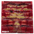 Mammoth Molar Jewelry Sets- 1/8" x 0.9" x 1.8"- RED- Raffir® Fossils - Maker Material Supply