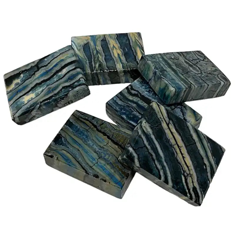 Mammoth Molar- Mini Craft Blocks- 0.41" x 1.1" x 1.6"- BLUE - Maker Material Supply