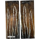 Mammoth Molar Scales- 1.1-1.2" x 3.3"- NATURAL- Raffir® Fossils - Maker Material Supply