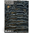 Mammoth Molar Scales- 1/8" x 1.4" x 3.7"- BLACK- Raffir® Fossils - Maker Material Supply