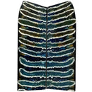 Mammoth Molar Scales- BLUE- .18" x 1.3" x 4.4"- Raffir® Fossils- MMB5 - Maker Material Supply