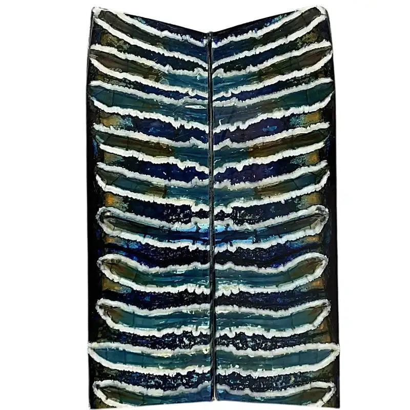 Mammoth Molar Scales- BLUE- .19" x 1.4" x 4.6"- Raffir® Fossils- MMB4 - Maker Material Supply