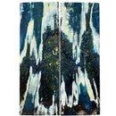 Mammoth Molar Scales- BLUE- .23" x 1.6" x 4.7"- Raffir® Fossils- MBLUY - Maker Material Supply