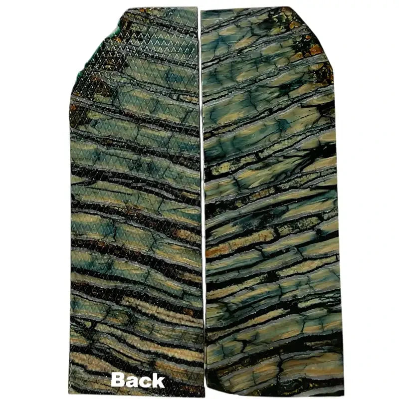 Mammoth Molar Scales- BLUE- .25" x 1.6" x 4.7"- Raffir® Fossils- MMS12 - Maker Material Supply