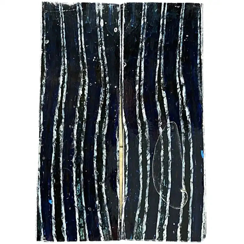 Mammoth Molar Scales- BLUE- .26" x 1.6" x 4.7"- Raffir® Fossils- MM12 - Maker Material Supply