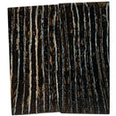 Mammoth Molar Scales- DARK BROWN- 1/4" x 1.75" x 3.75"- Raffir® Fossils - Maker Material Supply