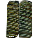 Mammoth Molar Scales- GREEN- .18" x 1.6" x 4.8"- Raffir® Fossils- MMS8 - Maker Material Supply