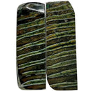 Mammoth Molar Scales- GREEN- .18" x 1.6" x 4.8"- Raffir® Fossils- MMS8 - Maker Material Supply