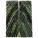 Mammoth Molar Scales- GREEN- .26" x 1.6" x 4.8"- Raffir® Fossils- MM8 - Maker Material Supply