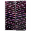 Mammoth Molar Scales- PURPLE- .24" x 1.7" x 4.8"- Raffir® Fossils- MMSP10 - Maker Material Supply