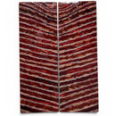 Mammoth Molar Scales- RED- .23" x 1.6" x 4.8"- Raffir® Fossils- MMSR7 - Maker Material Supply