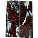 Mammoth Molar Scales- RED Y-CUT- .20" x 1.6" x 4.7"- Raffir® Fossils- MM7 - Maker Material Supply