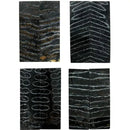 Mammoth Molar Small Sets- 1/8" x 1" x 3"- BLACK- Raffir® Fossils - Maker Material Supply