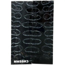 Mammoth Molar Small Sets- 1/8" x 1" x 3"- BLACK- Raffir® Fossils - Maker Material Supply