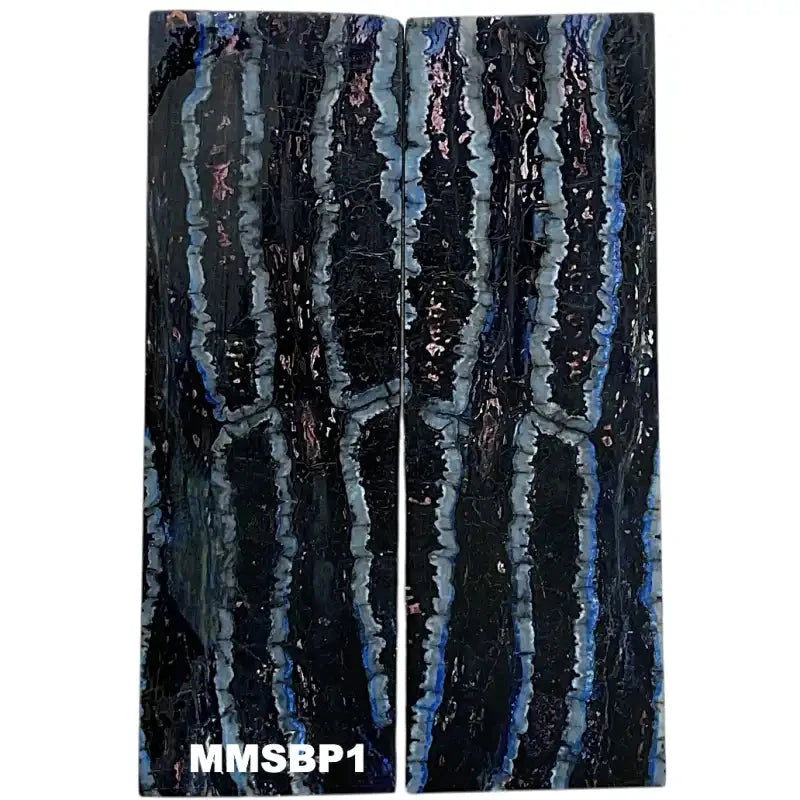 Mammoth Molar Small Sets- 1/8" x 1" x 3"- BLUE & PURPLE- Raffir® Fossils - Maker Material Supply