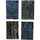 Mammoth Molar Small Sets- 1/8" x 1" x 3"- BLUE- Raffir® Fossils - Maker Material Supply