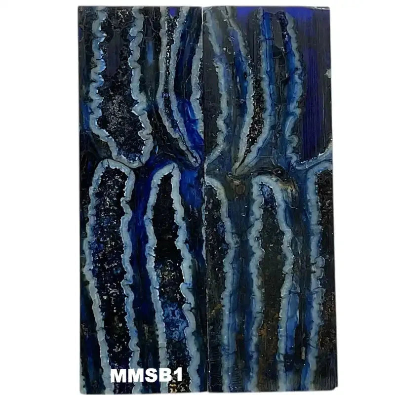 Mammoth Molar Small Sets- 1/8" x 1" x 3"- BLUE- Raffir® Fossils - Maker Material Supply