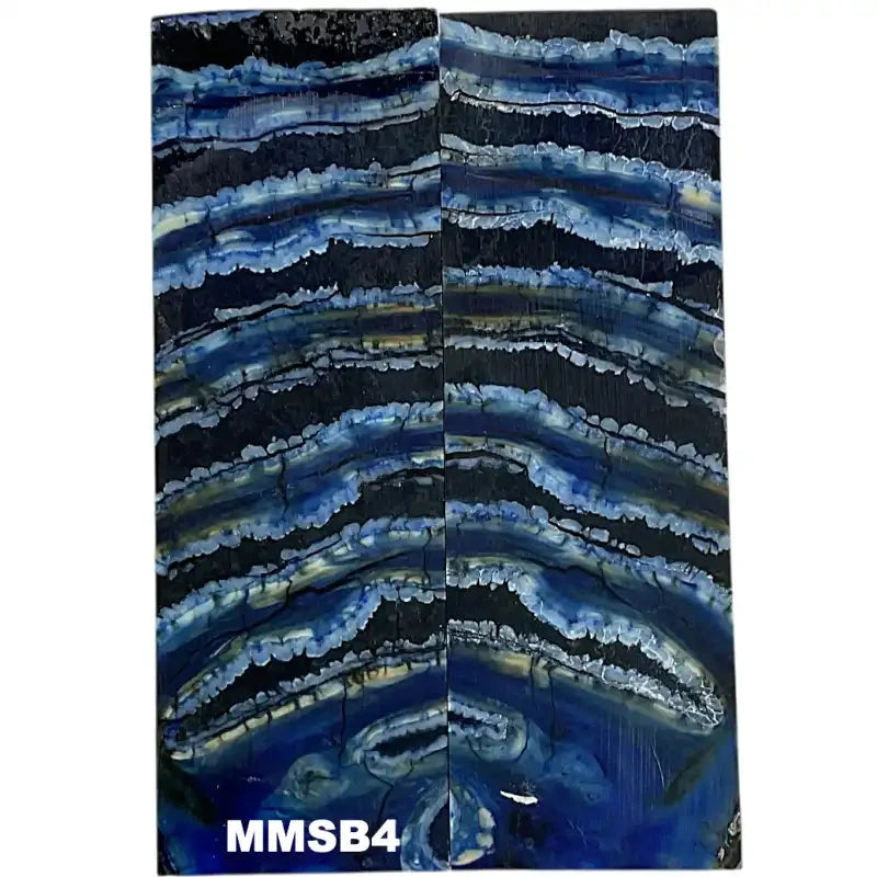Mammoth Molar Small Sets- 1/8" x 1" x 3"- BLUE- Raffir® Fossils - Maker Material Supply