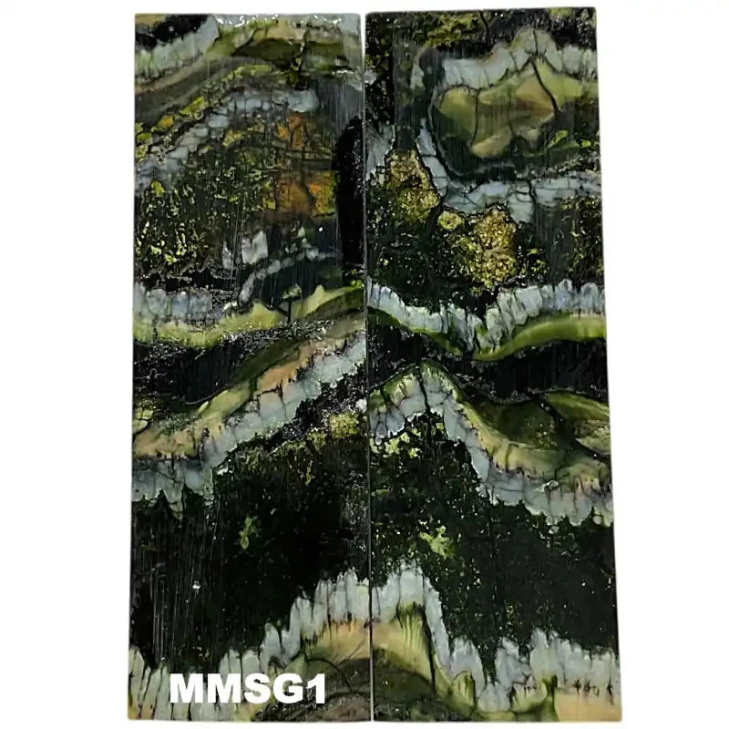 Mammoth Molar Small Sets- 1/8" x 1" x 3"- GREEN- Raffir® Fossils - Maker Material Supply