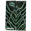 Mammoth Molar Small Sets- 1/8" x 1" x 3"- GREEN- Raffir® Fossils - Maker Material Supply