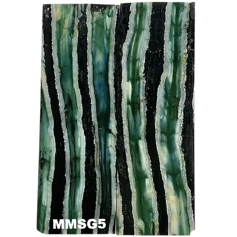 Mammoth Molar Small Sets- 1/8" x 1" x 3"- GREEN- Raffir® Fossils - Maker Material Supply