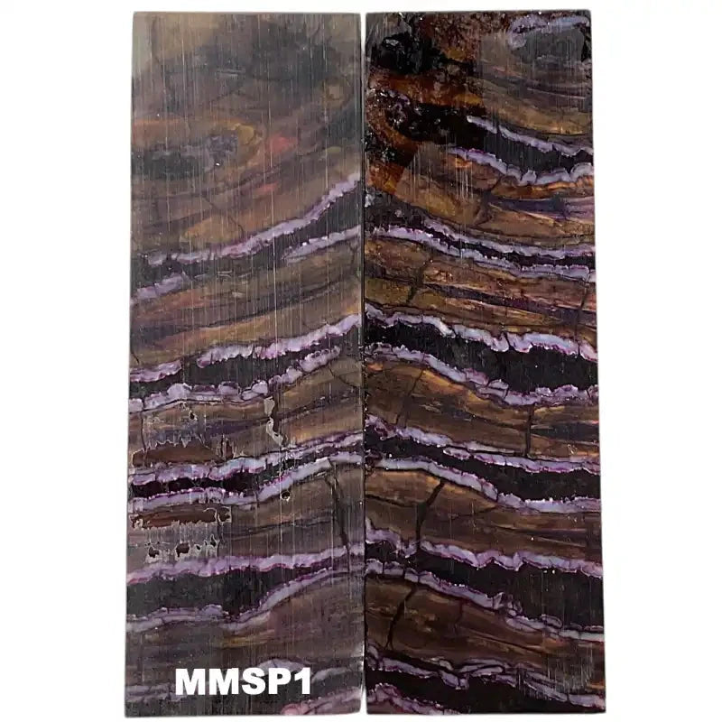Mammoth Molar Small Sets- 1/8" x 1" x 3"- PURPLE- Raffir® Fossils - Maker Material Supply
