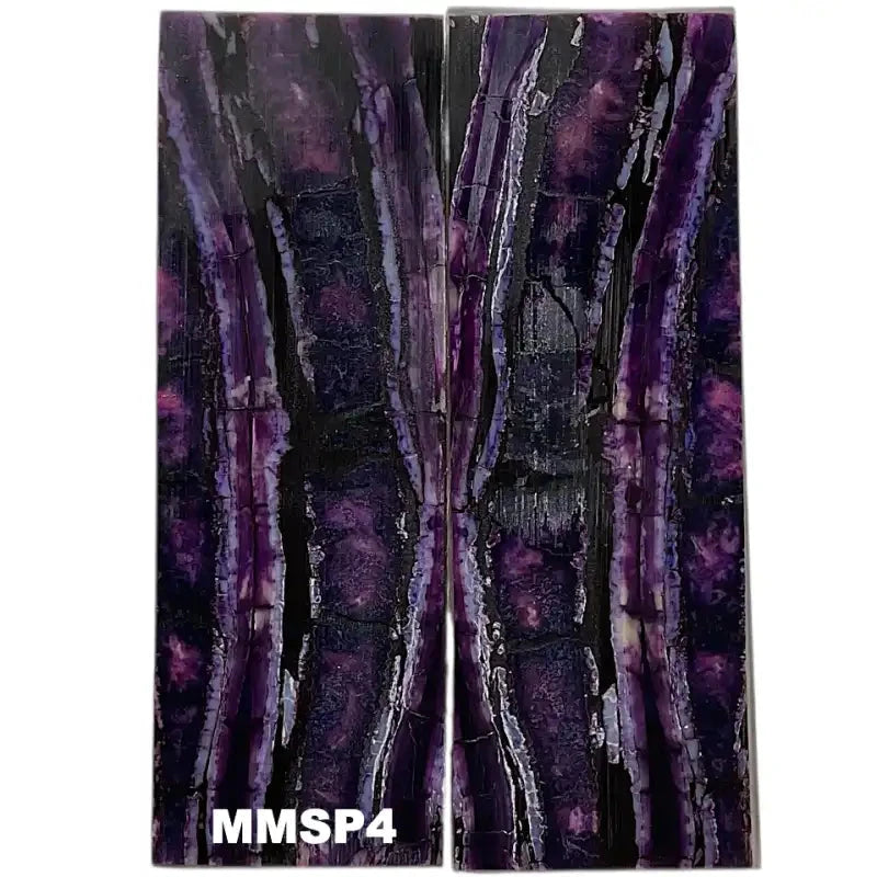 Mammoth Molar Small Sets- 1/8" x 1" x 3"- PURPLE- Raffir® Fossils - Maker Material Supply