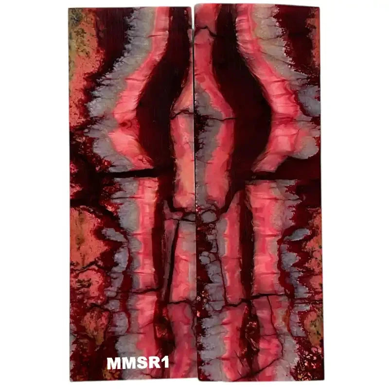 Mammoth Molar Small Sets- 1/8" x 1" x 3"- RED- Raffir® Fossils - Maker Material Supply