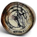 Mammoth Tusk Ivory Crosscut Round- by Raffir® FossilsHobbies & Creative Arts.87" x 2.5" x 2.6"- MTI56