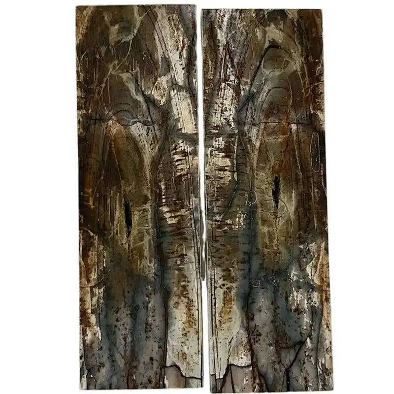 Mammoth Tusk Ivory Scales- .24" x 1.5" x 4.9"- Raffir® Fossils- MT18 - Maker Material Supply