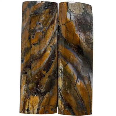 Mammoth Tusk Ivory Scales- .39" x 1.4" x 4.8"- Raffir® Fossils- MT53 - Maker Material Supply
