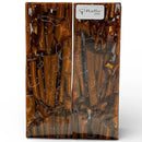 Mammoth Tusk Ivory Scales- Fragmented in Clear Resin- .26" x 1.6" x 4.8"- Raffir® Fossils- MT38 - Maker Material Supply