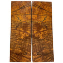 Marbled Beech Crosscut- ORANGE- Raffir® Wood Scales - Maker Material Supply