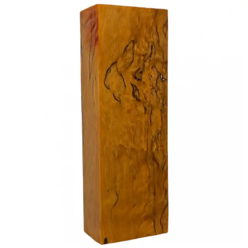 Masur Birch Scales & Blocks- ORANGE CURLY- Wood by Raffir® - Maker Material Supply