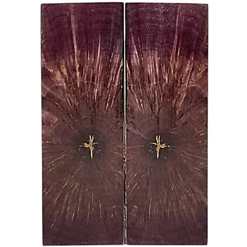 Masur Birch Scales- PURPLE STARBURST- Wood by Raffir® - Maker Material Supply