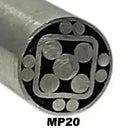Mosaic Pin- 1/4" x 6" - Stainless w Black Resin- MP20 - Maker Material Supply
