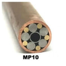 Mosaic Pin- Knife handle 1/4" x 6" Copper tube, brass, SS, resin- 1 pin- MP10 - Maker Material Supply