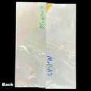 Mother of Pearl- A Grade- .11" x 1.25" x 3.5"- MoP-A3 - Maker Material Supply