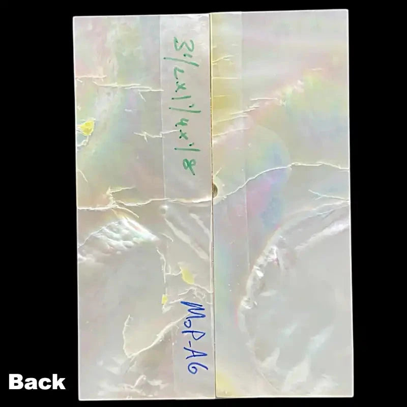 Mother of Pearl- A Grade- .11" x 1.25" x 3.5"- MoP-A6 - Maker Material Supply