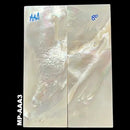 Mother of Pearl- Knife Handle Scales- AAA Grade- 0.1" x .9" x 2.5" - Maker Material Supply