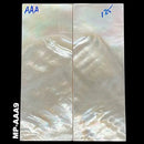Mother of Pearl- Knife Handle Scales- AAA Grade- 0.11" x 1.1" x 2.95" - Maker Material Supply