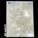 Mother of Pearl- Knife Handle Scales- AAA Grade- 0.11" x 1.1" x 2.95" - Maker Material Supply
