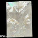 Mother of Pearl- Knife Handle Scales- Exhibition Grade- .1" x .9" x 2.5" - Maker Material Supply