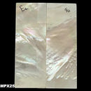 Mother of Pearl- Knife Handle Scales- Exhibition Grade- .1" x .9" x 2.5" - Maker Material Supply