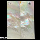 Mother of Pearl- Knife Handle Scales- Exhibition Grade- .1" x .9" x 2.5" - Maker Material Supply