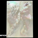 Mother of Pearl- Knife Handle Scales- Exhibition Grade- .1" x .9" x 2.5" - Maker Material Supply