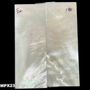 Mother of Pearl- Knife Handle Scales- Exhibition Grade- 1/8" x 1.1" x 2.95" - Maker Material Supply