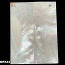 Mother of Pearl- Knife Handle Scales- Exhibition Grade- 1/8" x 1.1" x 2.95" - Maker Material Supply