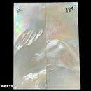 Mother of Pearl- Knife Handle Scales- Exhibition Grade- 1/8" x 1.1" x 2.95" - Maker Material Supply