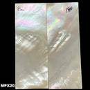 Mother of Pearl- Knife Handle Scales- Exhibition Grade- 1/8" x 1.1" x 2.95" - Maker Material Supply